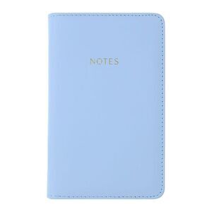 Padded Blue Zip Notes Journal